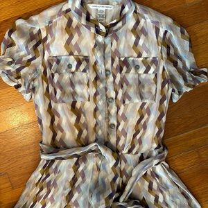 Diane von fustenberg  silk dress